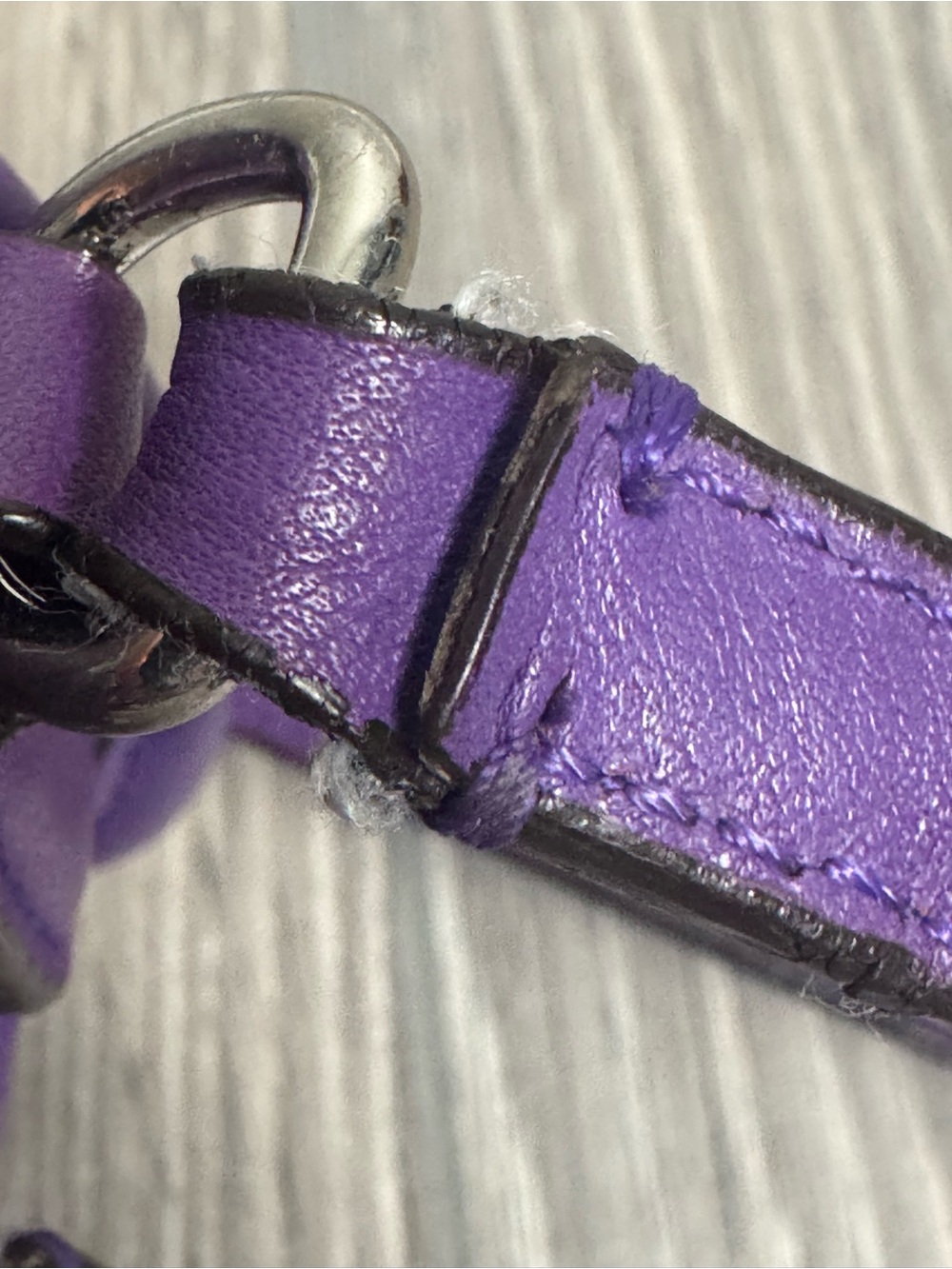 COACH Vintage Purple Canteen Crossbody Bag - Compact Women’s Shoulder Bag - Picture 9 of 10